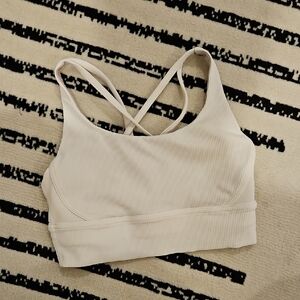 Lululemon Energy Longline Sports Bra Ribbed